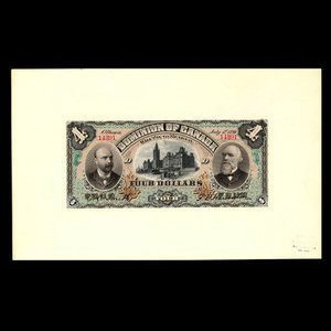 Canada, Dominion of Canada, 4 dollars : July 1, 1891