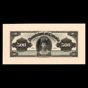 Canada, Dominion of Canada, 500 dollars : January 3, 1911