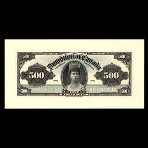 Canada, Dominion of Canada, 500 dollars : January 3, 1911