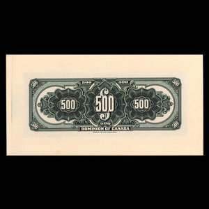 Canada, Dominion of Canada, 500 dollars : January 3, 1911