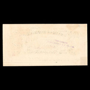 Canada, Bank of Hamilton, 5 dollars : December 1, 1887