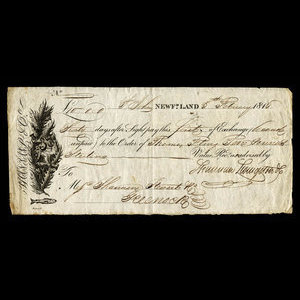Canada, Shannan, Livingston & Co., 10 pounds : February 5, 1816