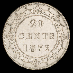 Canada, Victoria, 20 cents : 1872