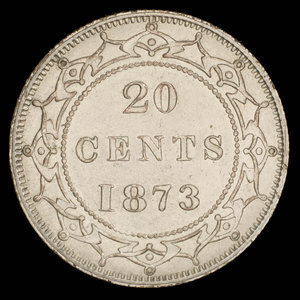 Canada, Victoria, 20 cents : 1873