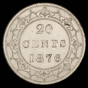 Canada, Victoria, 20 cents : 1876