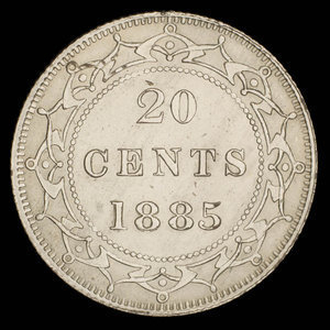 Canada, Victoria, 20 cents : 1885