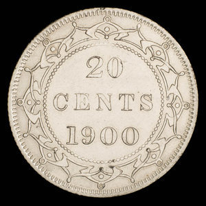 Canada, Victoria, 20 cents : 1900