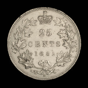 Canada, Victoria, 25 cents : 1882