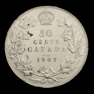 Canada, Edward VII, 50 cents : 1907