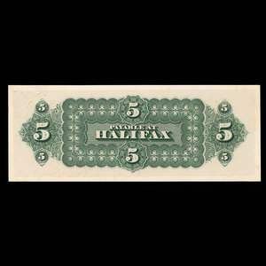 Canada, Province of Canada, 5 dollars : 1867