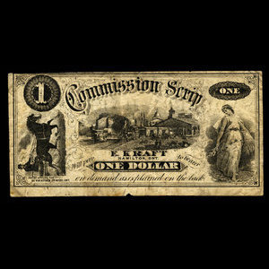 Canada, E. Kraft, 1 dollar : 1894
