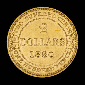Canada, Victoria, 2 dollars : 1880
