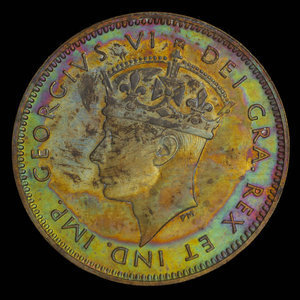 Canada, George VI, 1 cent : 1941