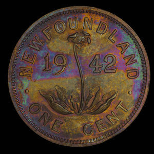 Canada, George VI, 1 cent : 1942