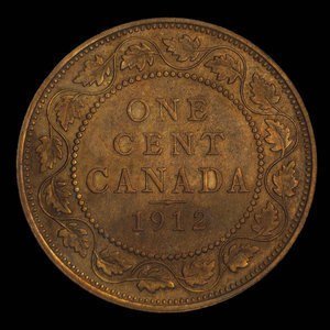 Canada, George V, 1 cent : 1912