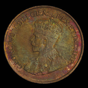 Canada, George V, 1 cent : 1920