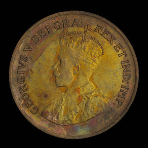 Canada, George V, 1 cent : 1936