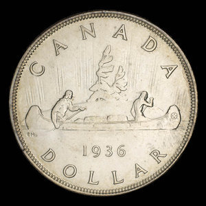 Canada, George V, 1 dollar : 1936