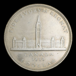 Canada, George VI, 1 dollar : 1939