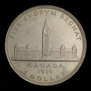 Canada, George VI, 1 dollar : 1939