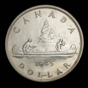 Canada, George VI, 1 dollar : 1945