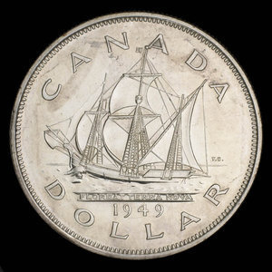 Canada, George VI, 1 dollar : 1949