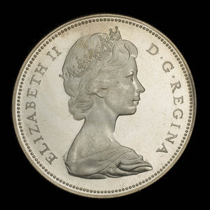 Canada, Elizabeth II, 1 dollar : 1965