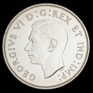 Canada, George VI, 50 cents : 1942