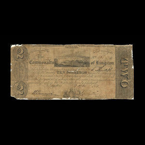 Canada, Commonalty of Kingston, 2 dollars : October 13, 1842