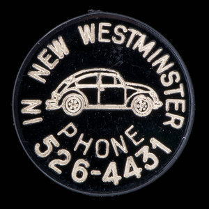 Canada, New Westminster Volkswagon Ltd., no denomination : 1972