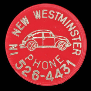 Canada, New Westminster Volkswagon Ltd., no denomination : 1972