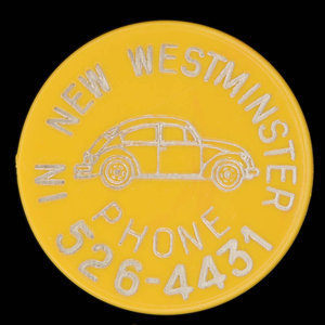 Canada, New Westminster Volkswagon Ltd., no denomination : 1972