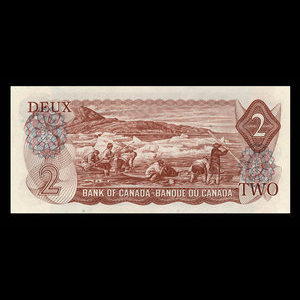 Canada, Bank of Canada, 2 dollars : 1974