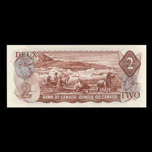 Canada, Bank of Canada, 2 dollars : 1974