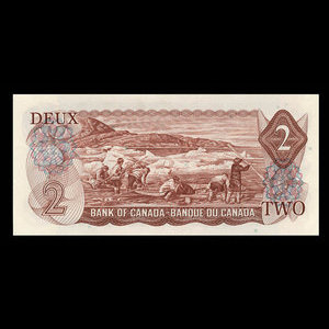 Canada, Bank of Canada, 2 dollars : 1974