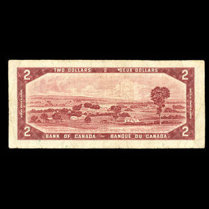 Canada, Bank of Canada, 2 dollars : 1954
