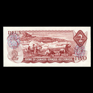 Canada, Bank of Canada, 2 dollars : 1974