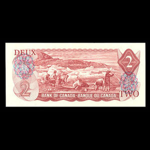 Canada, Bank of Canada, 2 dollars : 1974