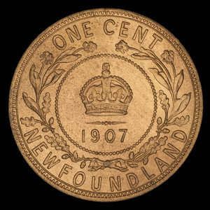 Canada, Edward VII, 1 cent : 1907