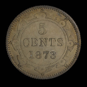 Canada, Victoria, 5 cents : 1873