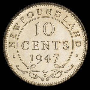 Canada, George VI, 10 cents : 1947