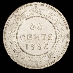 Canada, Victoria, 50 cents : 1885