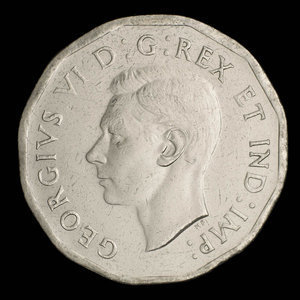 Canada, George VI, 5 cents : 1942