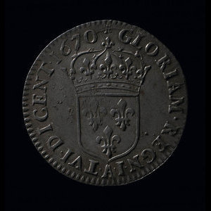 France, Louis XIV, 5 sols : 1670