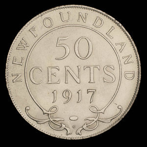 Canada, George V, 50 cents : 1917