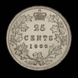 Canada, Victoria, 25 cents : 1900