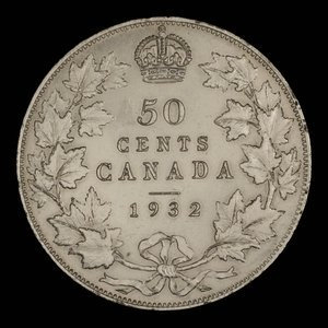 Canada, George V, 50 cents : 1932