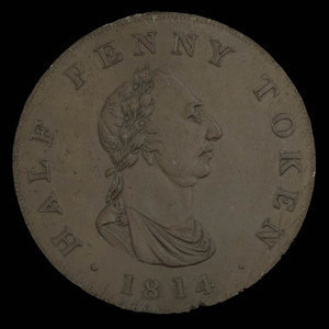 Canada, Carritt & Alport, 1/2 penny : 1814