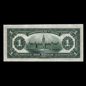 Canada, Dominion of Canada, 1 dollar : March 17, 1917