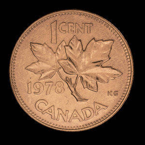Canada, Elizabeth II, 1 cent : 1978